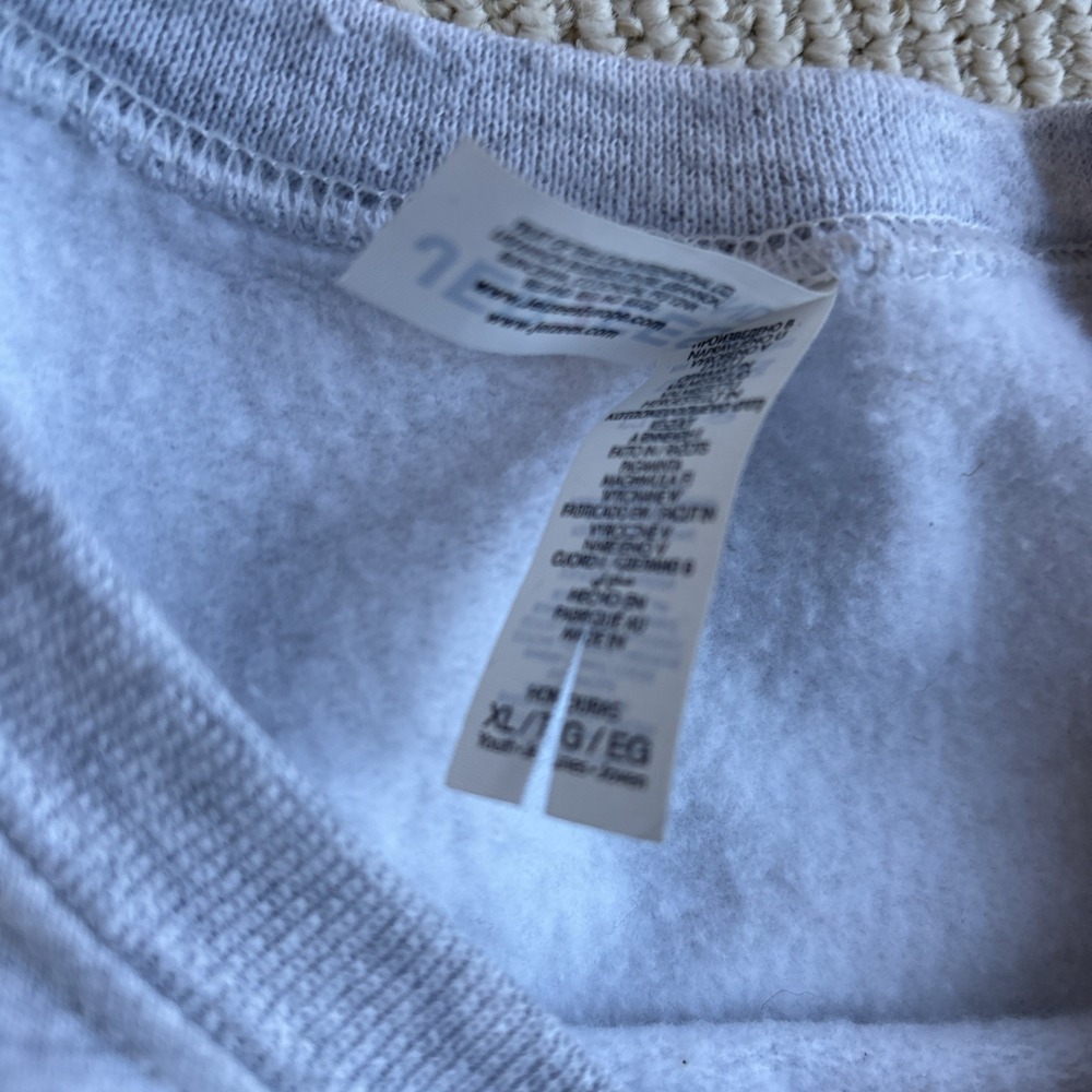 Vintage Portland Sea Dogs Maine Sweatshirt XL Gray Crewneck Youth Baseball - Picture 5 of 11